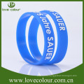 Custom glowing in dark silicone rubber bracelet wristbands for Events